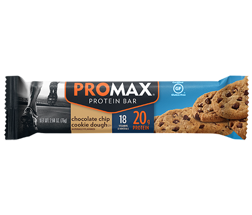 PROMAX Protein Bar Chocolate Chip Cookie Dough 12 Bars