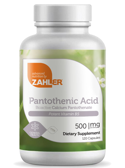 Pantothenic Acid 120 Capsules